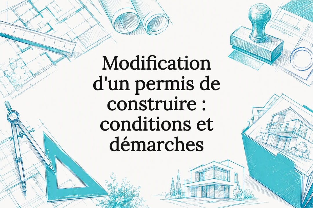 Carte de titre illustrée sur le permis modificatif
