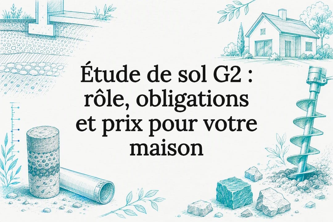 Illustration des strates du sol et des fondations