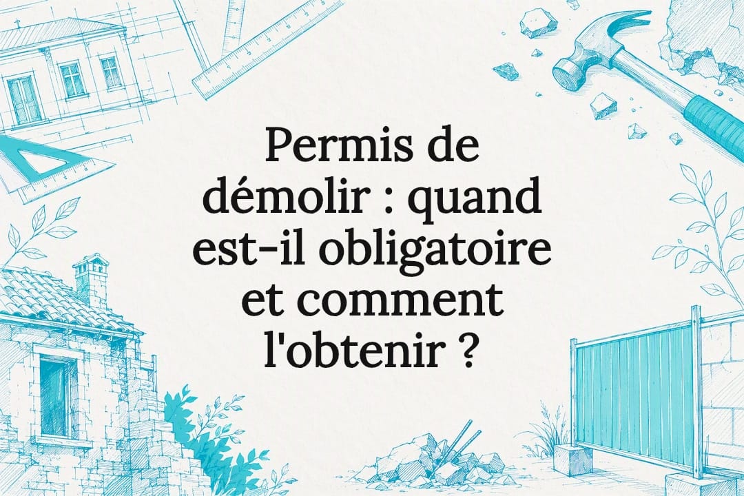 Illustration architecturale pour demande de permis de démolition