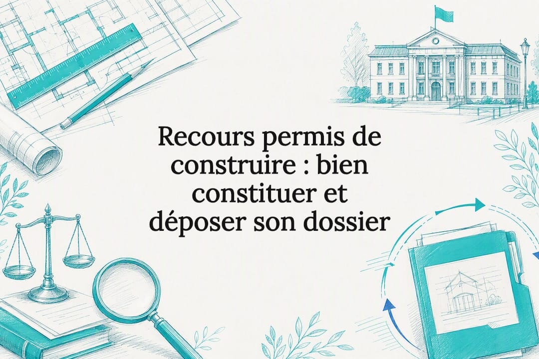 Illustration d'un dossier de recours en urbanisme