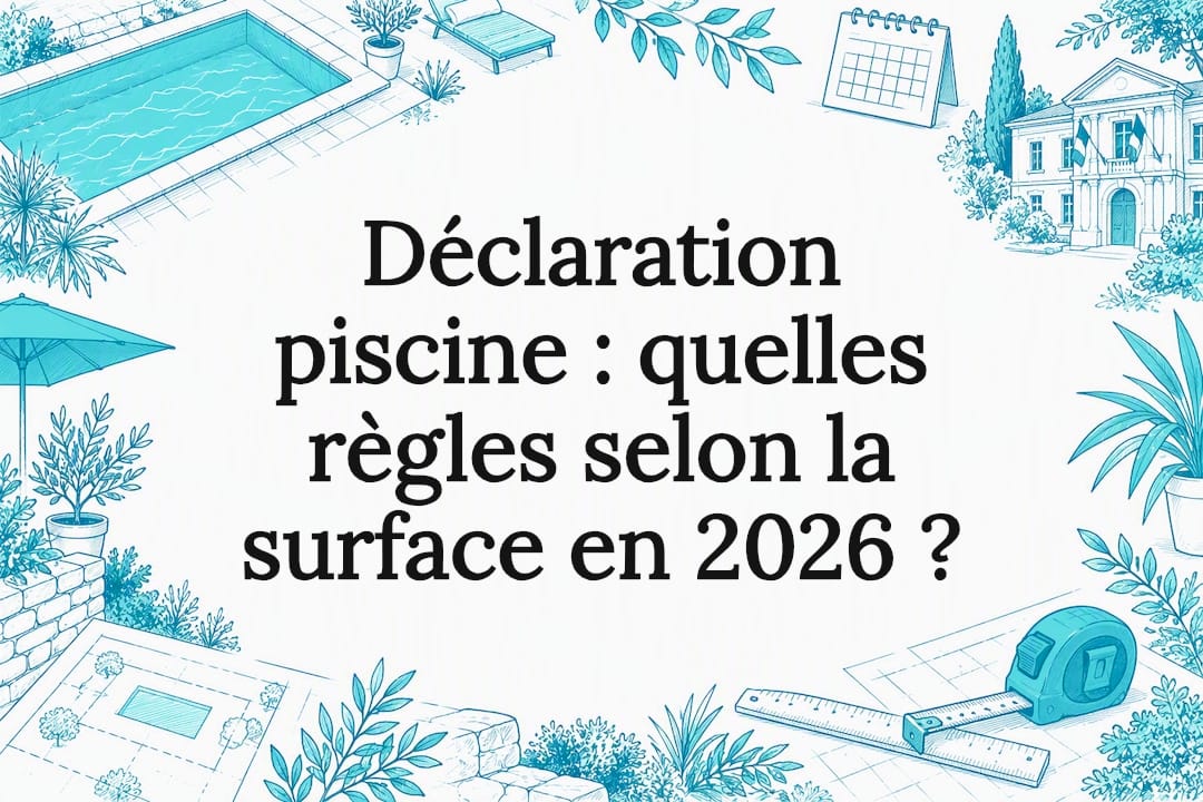Illustration du titre sur les règles de déclaration pour piscine