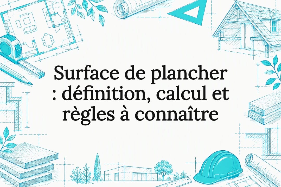 Carte illustrée de la surface de plancher