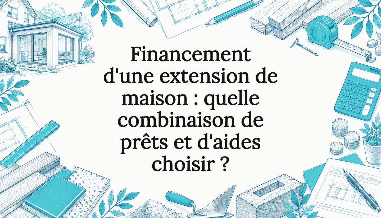 Carte illustrée détaillant le financement d’une extension