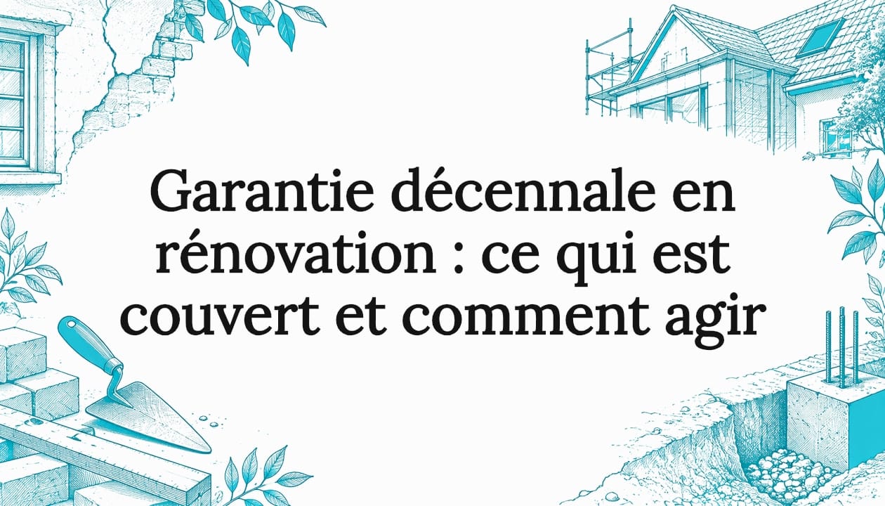 Carte titre illustrée sur les garanties de rénovation