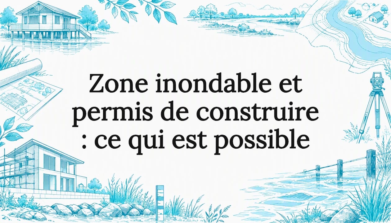 Titre illustré sur les zones inondables