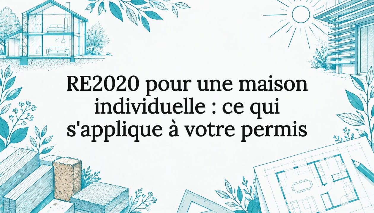Carte illustrée sur la réglementation RE2020